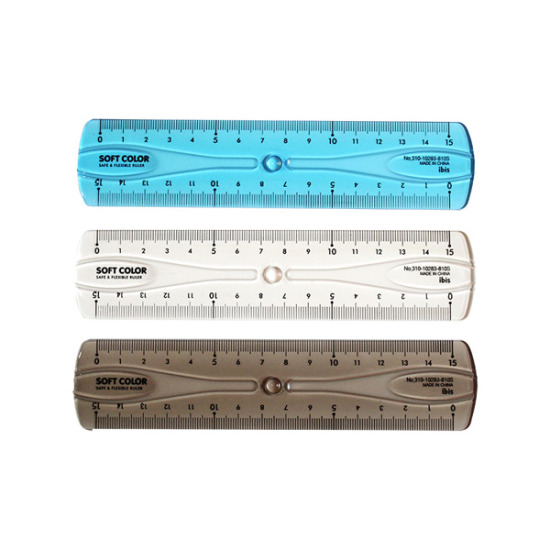 아이비스 1000 구부러지는 자 15cm (1개)_이미지