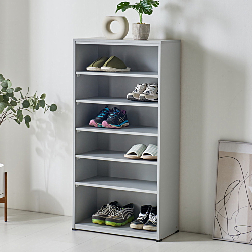 브라운우드  오픈 신발장