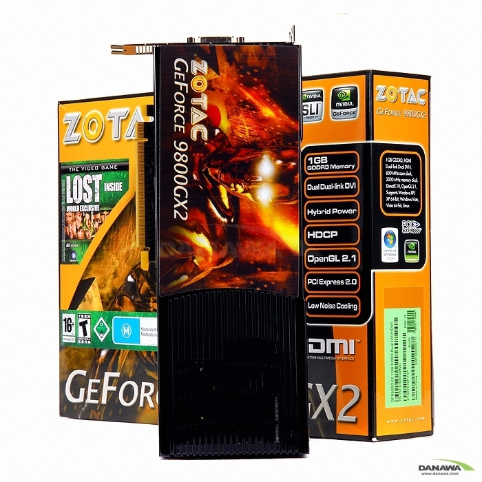 ZOTAC 지포스 9800GX2 HDMI 1GB_이미지