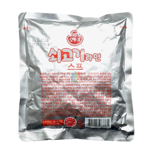 오뚜기 쇠고기 라면 스프 285g (3개)