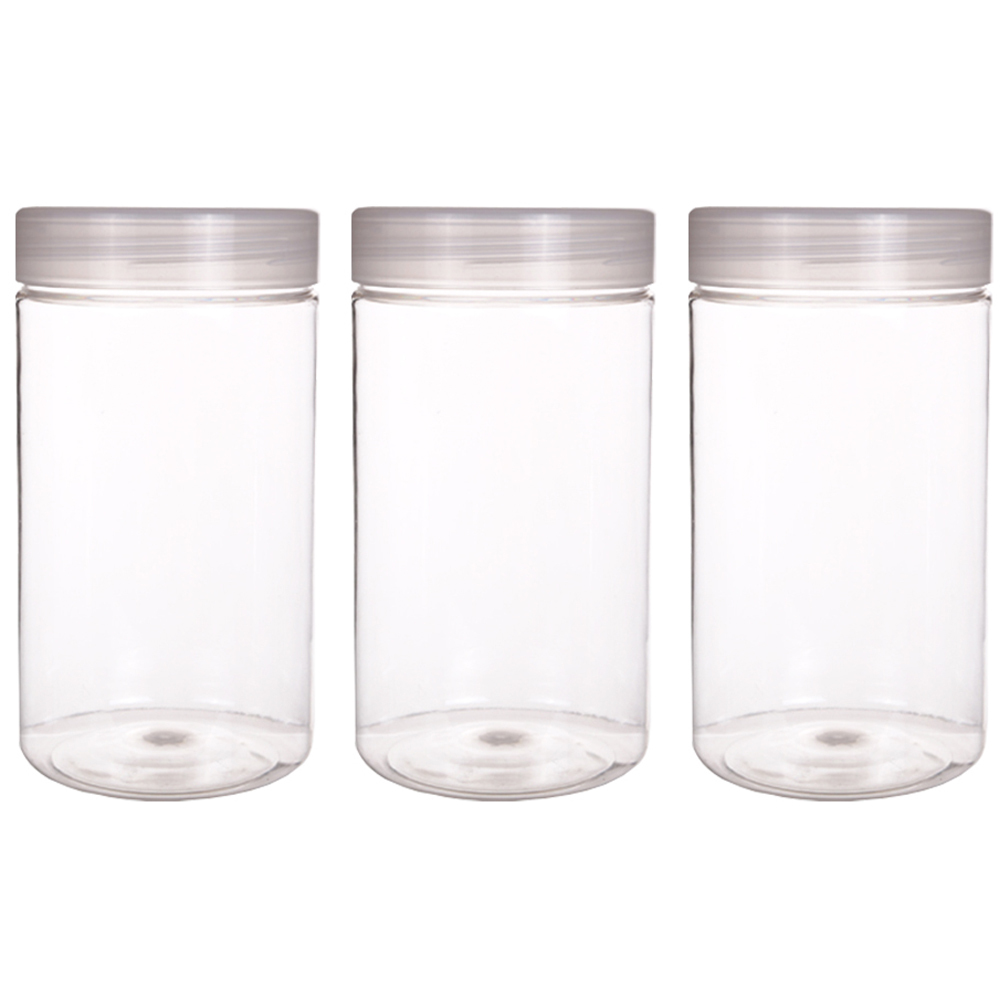 경진기업 ㅤMAKA 원형 잡곡통 600ml (3개)_이미지
