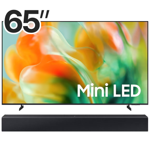 삼성전자 Mini LED KU65MH80AFXKR (스탠드+사운드바, HW-B400F)_이미지