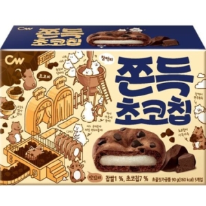 청우식품 쫀득 초코칩 90g (4개)_이미지