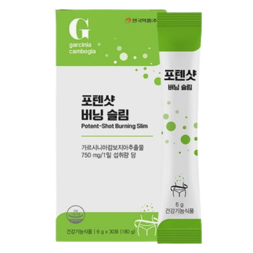 안국약품 포텐샷 버닝 슬림 30포 (6개)