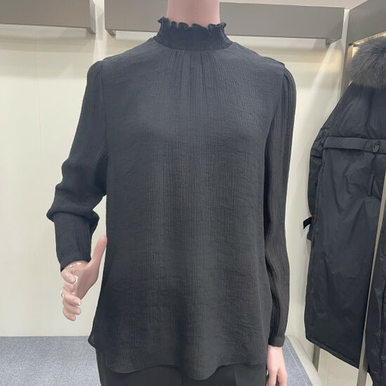 스칼렛 하이넥 블라우스 CN1FBL804
