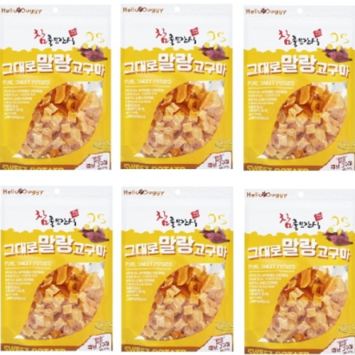 헬로도기 참좋은간식 그대로 말랑 고구마 큐브 250g