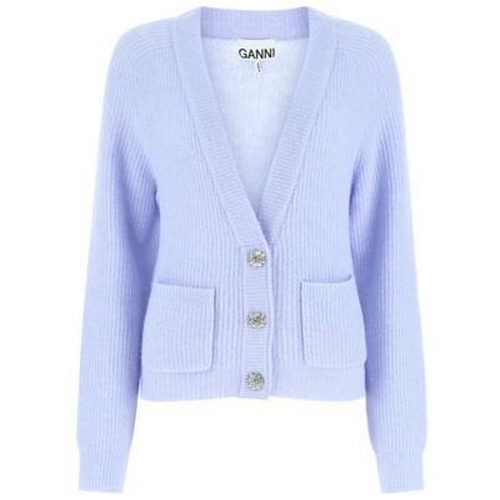 가니 크리스탈 버튼 가디건 K1802 (699, 라이트 블루)_이미지