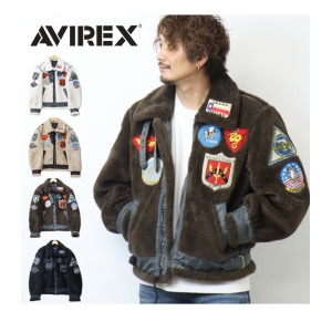 아비렉스 AVIREX 레트로 보아 B-3 탑건 자켓 겨울 남성 뽀글이 야상 항공 점퍼 7832952004_이미지