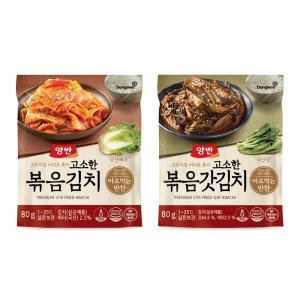 양반 고소한 볶음갓김치 80g