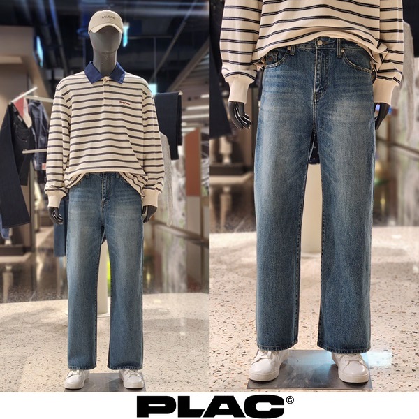 �÷��õ���̺� �÷� BASIC WIDE JEANS K04 MID WSHD PJTF5STK045