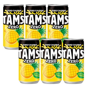 롯데칠성음료 탐스 제로 파인애플 210ml (6개)
