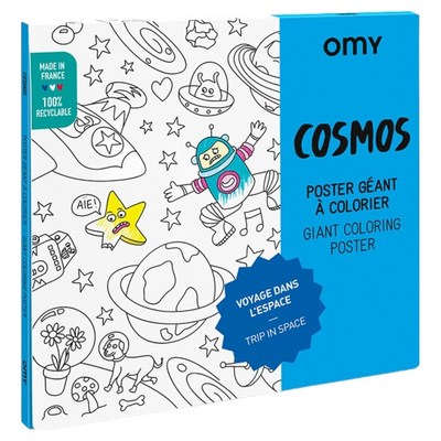 OMY 컬러링 포스터-코스모스 POS204