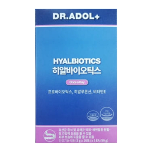 여성질 유산균 유래 히알바이오틱스 피부건강 30포 3g