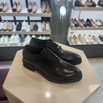 HC10 남성옥스포드드레스화검정 남성소가죽옥스포드스트레이티드팁정장구 E46773044