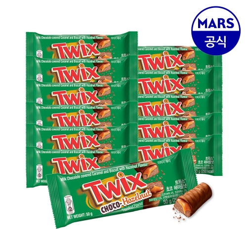 마즈 트윅스 초코 헤이즐넛 50g (12개)_이미지