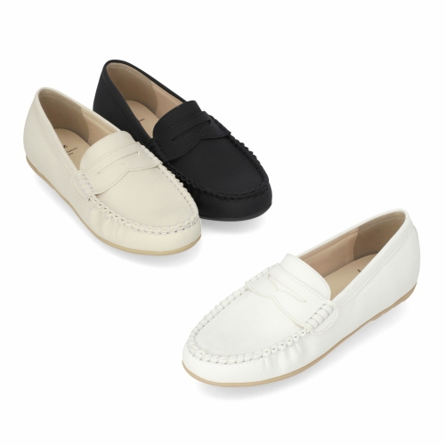 엘칸토 마쯔 여성 소프트 봉합 로퍼 2cm LCWC80M413_이미지