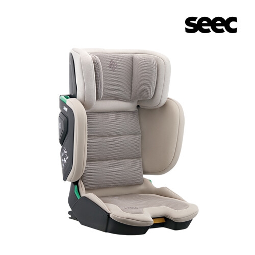 SEEC 아이 폴드 아이사이즈 주니어 휴대용 카시트 (토프브라운)
