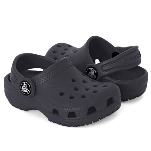 클래식 클로그 키즈 블랙 (204536-001)