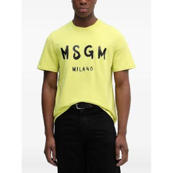 MSGM 로고 디테일 티셔츠 4040MM510267002 T_이미지