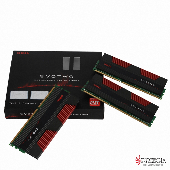 GeIL DDR3-2000 CL9 EVOTWO 패키지 (6GB(2Gx3))_이미지