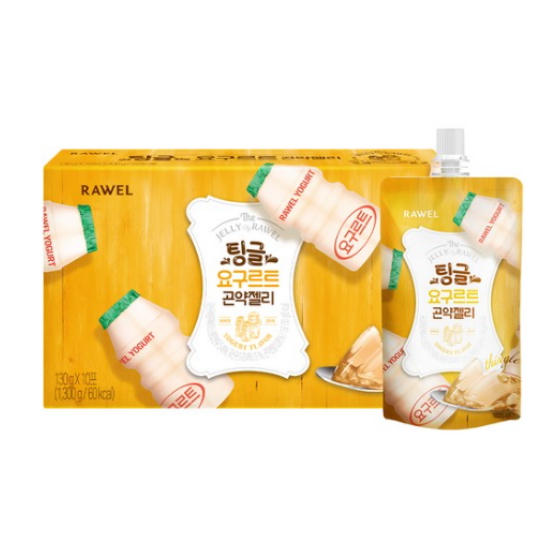 한국생활건강 로엘 팅글 요구르트 곤약젤리 10개입 1.3kg이미지입니다. 누르면 해당 게시물로 새창이동합니다.