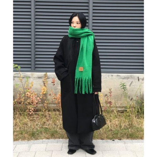 MUCENT MUCENT 프레소 레더 와펜 발마칸 안감 퀄팅 누빔 코트 남녀공용 P00000RV 546864