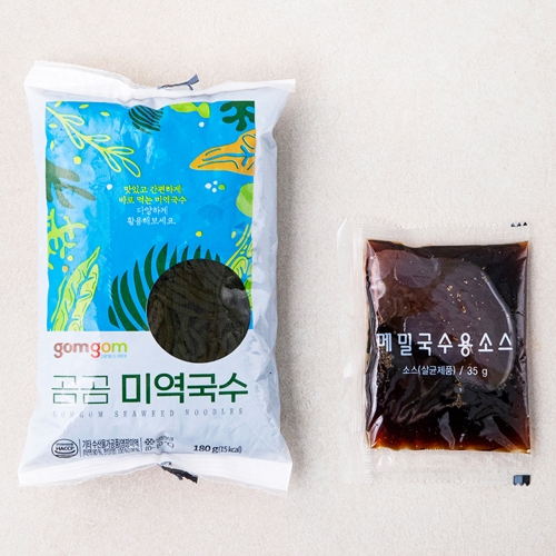 미역국수 180g x 6ea + 비빔소스 60g x 6ea 1세트