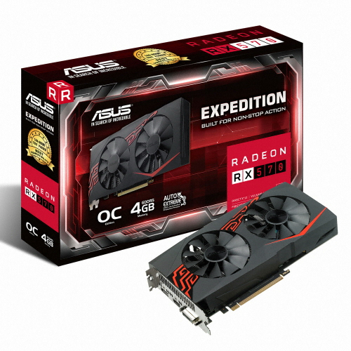 ASUS EX 라데온 RX 570 O4G D5 4GB_이미지