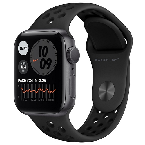 APPLE 워치 시리즈6 44mm 스페이스 그레이 알루미늄 (나이키 스포츠밴드)_이미지