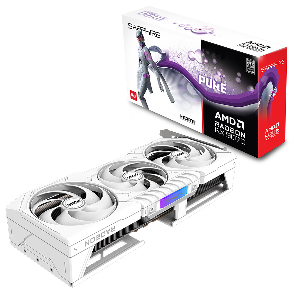 SAPPHIRE �󵥿� RX 9070 PURE OC D6 16GB