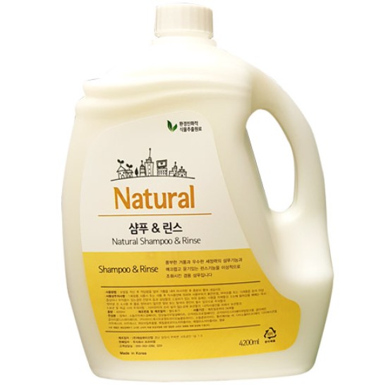 태승산업 내츄럴 샴푸&린스 4.2L (1개)_이미지