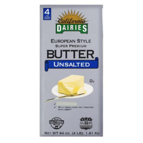 캘리포니아 데어리스 유러피언 스타일 버터 453g (4개)_이미지