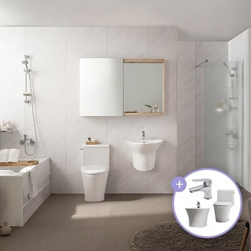 한샘 밀란3 리버화이트 욕실 실속패키지이미지입니다. 누르면 해당 게시물로 새창이동합니다.