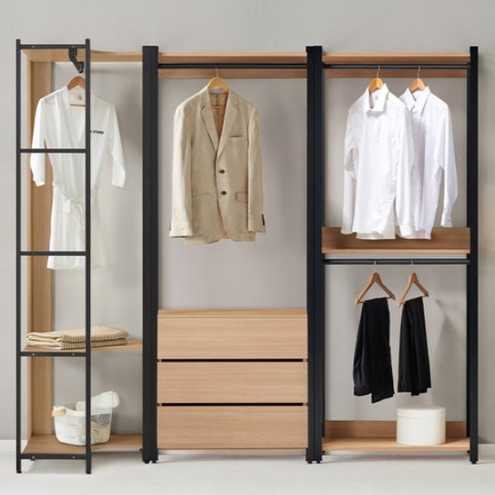 BIF보루네오  유룸 드레스룸 시스템 옷장 K세트 2235