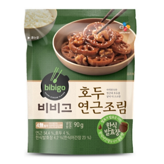 CJ제일제당 비비고 호두연근조림 90g (5개)_이미지