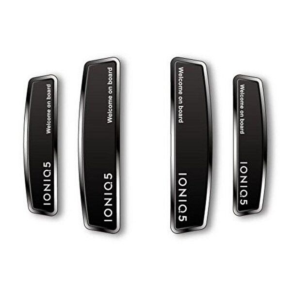 DXSOAUTO 블랙 쉴드 엠블럼 도어가드 (아이오닉5)_이미지