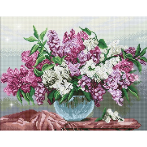 알파웨이 아이러브페인팅 DIY 캔버스형 라일락 화병 보석십자수 40x50이미지입니다. 누르면 해당 게시물로 새창이동합니다.