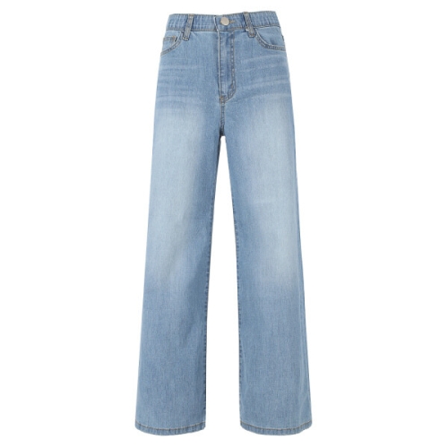 아이스 워싱 써머 와이드 부츠컷 데님 팬츠 APZ2HE32F