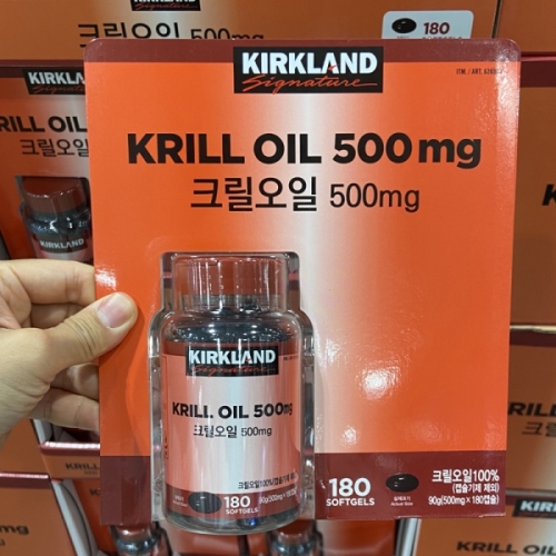 커클랜드 크릴오일 500mg 180캡슐 (1개)_이미지