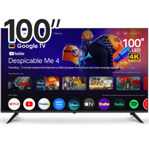 문앤썬 인스파이어 100인치 QLED 4K UHD 스마트 구글TV