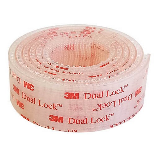 3M 듀얼락 벨크로 투명 테이프 25mm x 1m