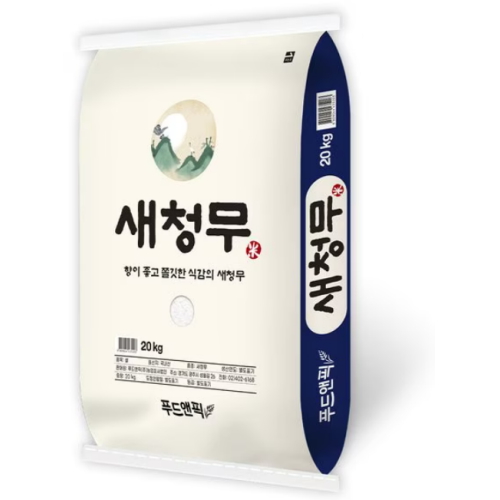 푸드앤픽 2025 햅쌀 새청무 특등급 20kg (1개)_이미지