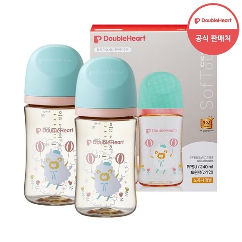 모유실감 3세대 PPSU 하늘을날꼬양 240ml (노꼭지)
