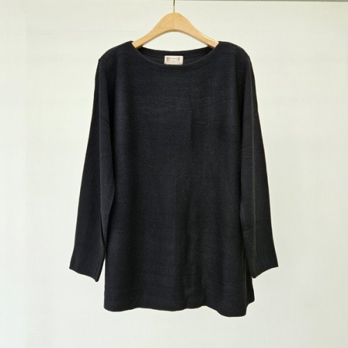 아이우먼 빅사이즈 409 내추럴보트넥루즈긴팔티 DRMS728_이미지