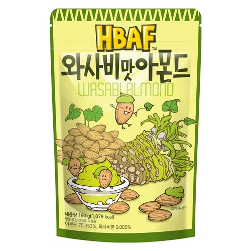 길림양행 HBAF 와사비맛 아몬드 190g (2개)
