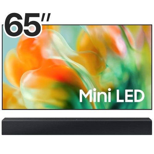 삼성전자 Mini LED KU65MH80AFXKR (벽걸이+사운드바, HW-B400F)_이미지