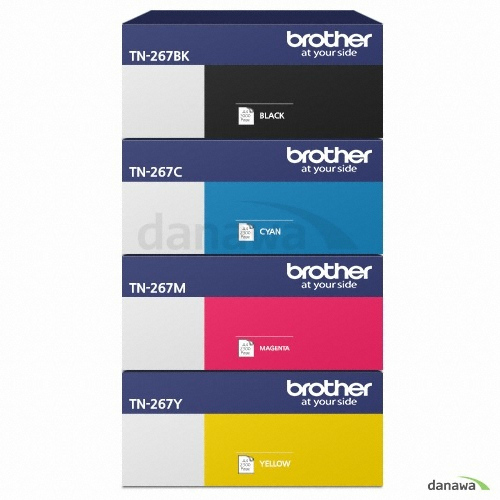 Brother 정품 TN-267BK, TN-267C, TN-267M, TN-267Y 4색 세트_이미지