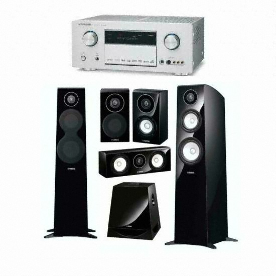 야마하 NS-700(NS-SW700) + 마란츠 AV리시버 (SR8002)_이미지