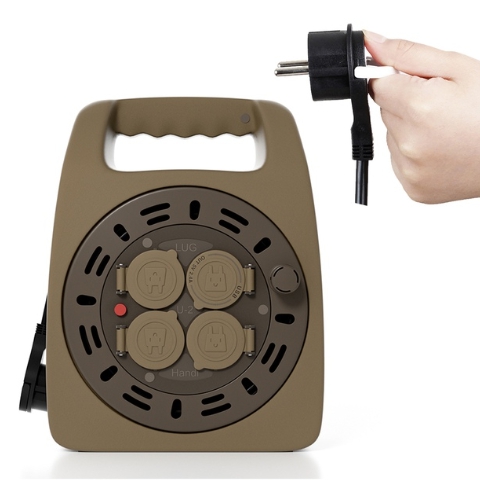 러그박스 3구 USB 캡형 캠핑릴선 브라운이미지입니다. 누르면 해당 게시물로 새창이동합니다.