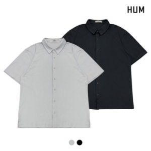 HUM 남 실켓 셔츠형 카라 티셔츠 FHPMCTC101M_이미지